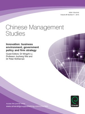 cover image of Chinese Management Studies, Volume 9, Issue 1